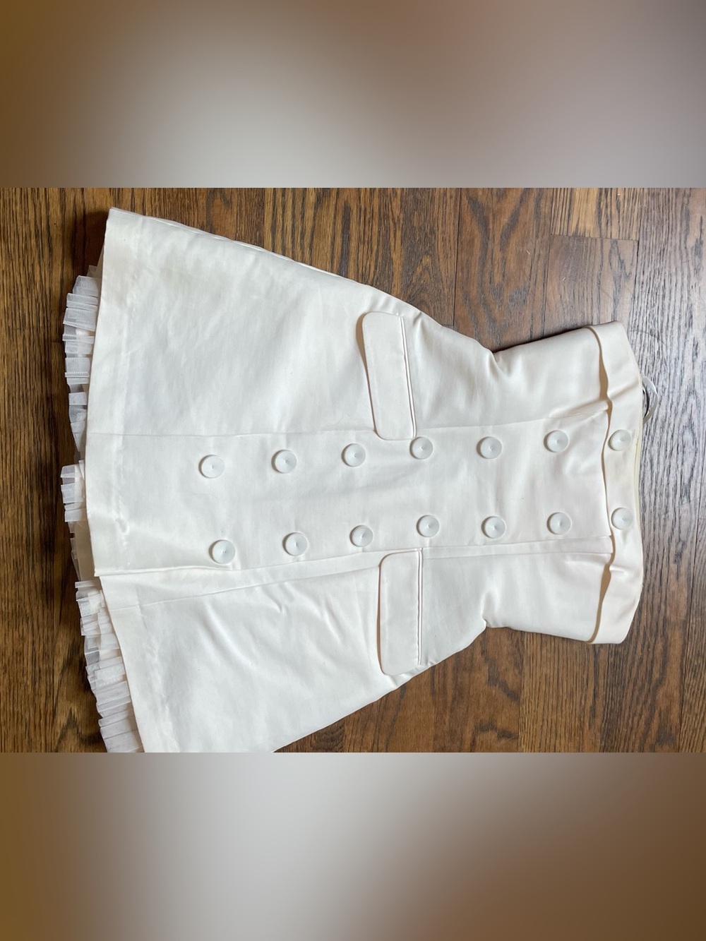 BCBG Satin Double Buttoned dress